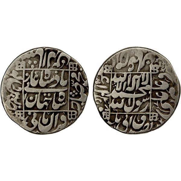 MUGHAL: Shah Jahan I, 1628-1658, AR rupee (10.81g), Pattan Deo, AH1048, F-VF