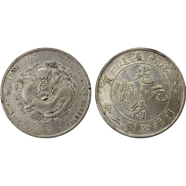 KIANGNAN: Kuang Hsu, 1875-1908, AR dollar, CD1902, EF