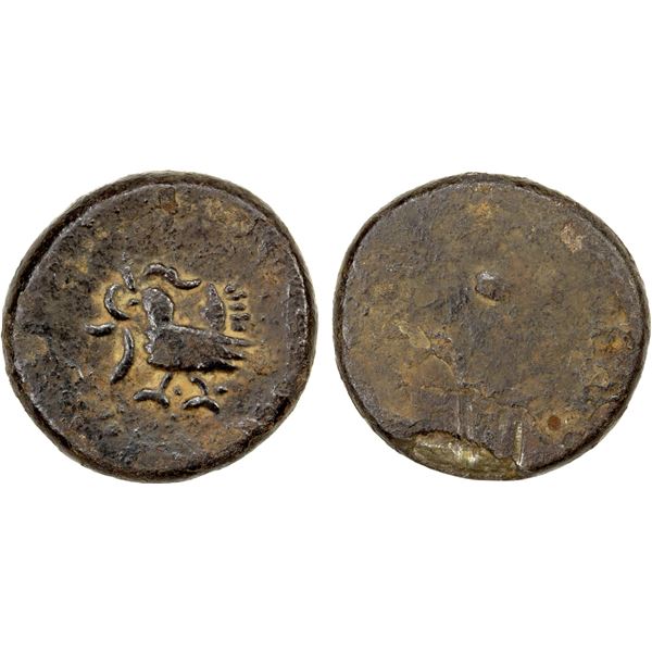 CAMBODIA: Ang Duong, 1840-1860, AR 4 fuang (¼ tical) (5.76g), ND (1847), VF