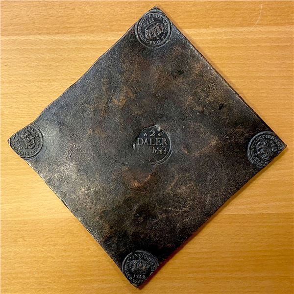 SWEDEN: Karl XII, 1697-1718, AE 2 daler (2247g), Avesta, 1712, VF-EF