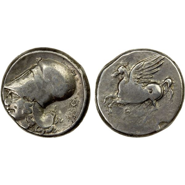 ACARNANIA: Thyrrheion, AR stater (8.59g), ca. 320-280 BC, VF