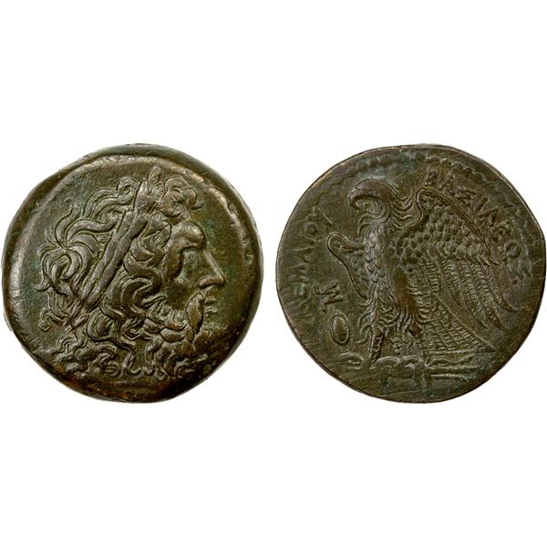 EGYPT (PTOLEMAIC): Ptolemy II Philadelphos, 285-246 BC, AE diobol (16.59g), Alexandria, ca. 275-260