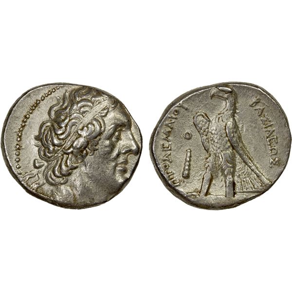 EGYPT (PTOLEMAIC): Ptolemy II Philadelphos, 285-246 BC, AR tetradrachm (14.03g), Tyre, year 15 (271