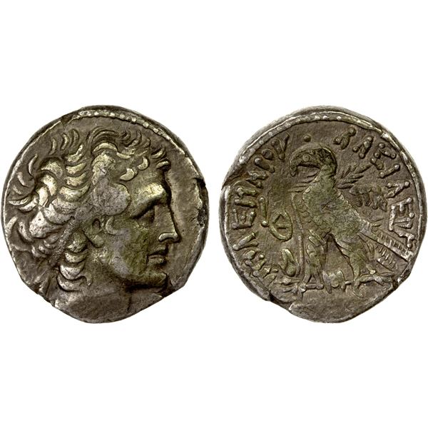 EGYPT (PTOLEMAIC): Kleopatra VII Thea Neotera, 51-30 BC, AR tetradrachm (12.18g), Alexandria, year 9