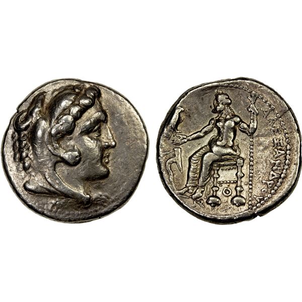 MACEDONIAN KINGDOM: Alexander III 'the Great', 336-323 BC, AR tetradrachm (17.07g), Tarsos, ca. 327-