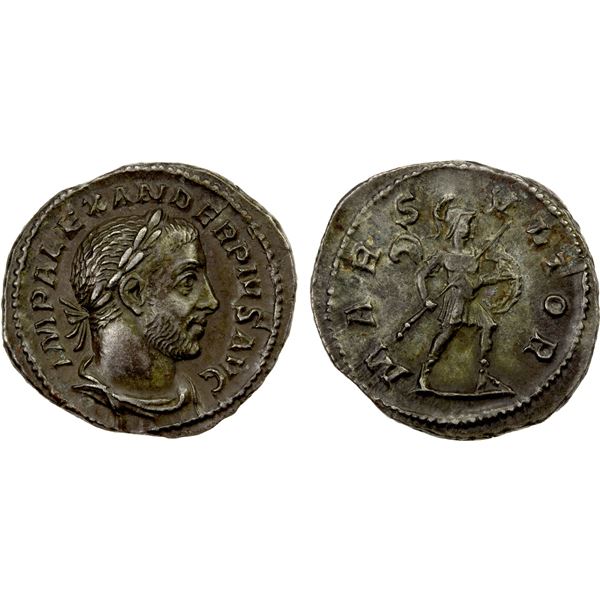 ROMAN EMPIRE: Severus Alexander, 222-235 AD, AR denarius (3.33g), Rome, struck 231-235 AD, VF-EF