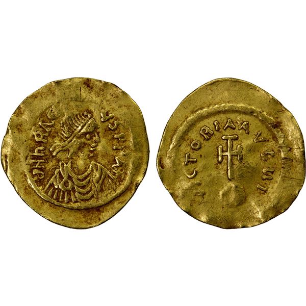 BYZANTINE EMPIRE: Heraclius, 610-641, AV semissis (2.15g), Constantinople, F-VF