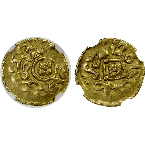 ALAWI SHARIF: 'Abd al-Rahman, 1822-1859, AV bunduqi (benduq), Fès, AH1267//1267, NGC VF30