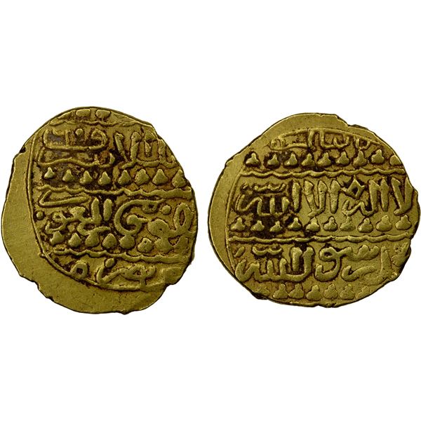 BURJI MAMLUK: Qansuh II al-Ghuri, 1501-1516, AV ashrafi (3.40g), al-Qahira, ND, bold VF
