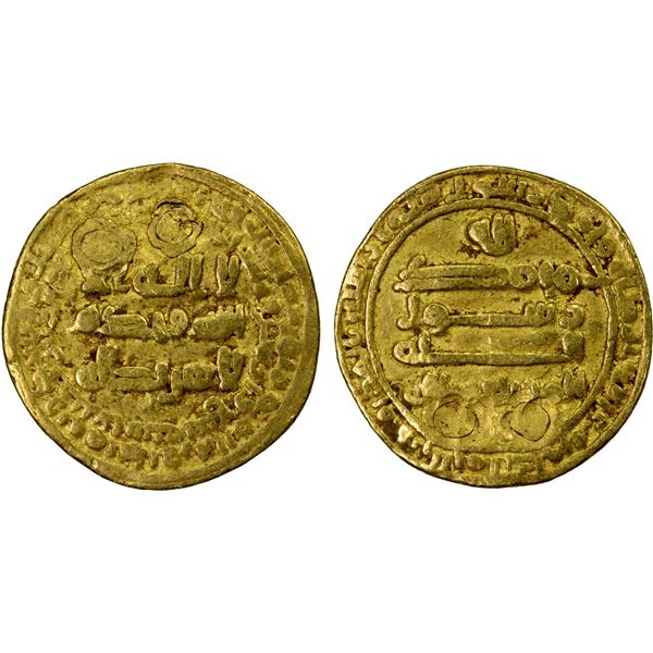 ABBASID OF YEMEN: al-Musta'in, 862-866, AV dinar (2.88g), San'a, AH249, Fine
