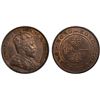 Image 1 : HONG KONG: Edward VII, 1901-1910, AE cent, 1902, PCGS MS62 BN