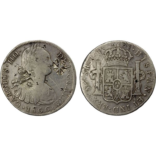 SUMENEP: Sultan Paku Nata Ningra, 1811-1854, AR 8 reales, VF