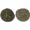 Image 1 : SICILY: Roger I, 1072-1101, AE trifollaro (12.09g), Mileto, 1085-1101, Choice VF