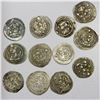 Image 1 : SASANIAN KINGDOM: Peroz, 457-484, LOT of 12 silver drachms