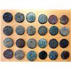 Image 3 : CEYLON (MEDIEVAL): LOT of 182 copper kahavanus