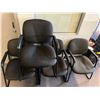 Image 2 : Group of 7 office arm chairs