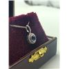 Image 2 : 14Kt Sapphire/ diamond 25pt sapphire 15pt I, W/G - Suggested retail $1000-1500