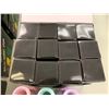 Image 2 : Box of 12 new assorted color mini pocket glass water pipes/bongs (new in individual packs)