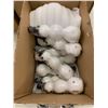 Image 2 : Box of approx. 19 pcs new snowman silicone pipes w/ glass bowls