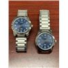 Image 1 : Set of 2 Timex Indiglo WR50M wristwatches w/ elastic strap