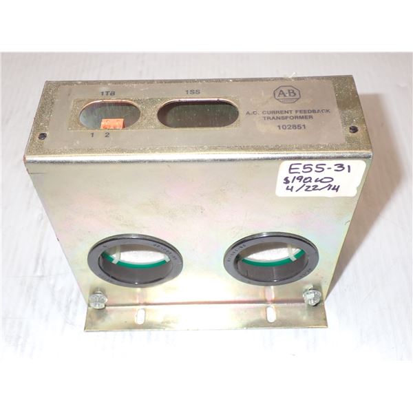 Allen Bradley # 102851 AC Current Feedback Transformer
