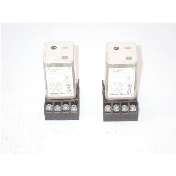 (2) Allen Bradley # 700-HAX2A1-4 Modules