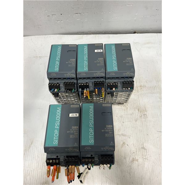 (5) Siemens # 1P 6EP1436-3BA10 Power Supplies