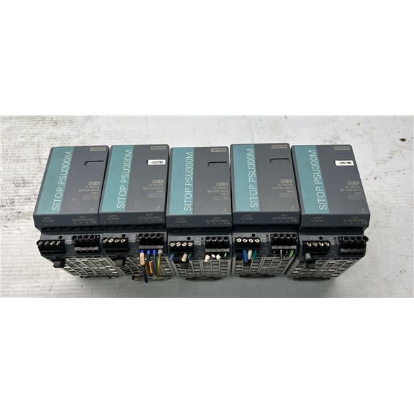 (5) Siemens # 1P 6EP1436-3BA10 Power Supplies