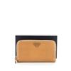 Image 1 : Prada Zip Around Wallet Saffiano Leather Long