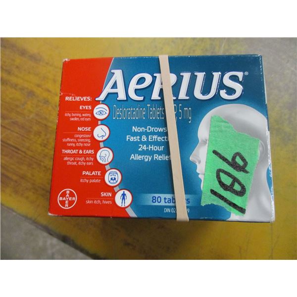 AERIUS ALLERGY (80 TABLETS) - PER BOX