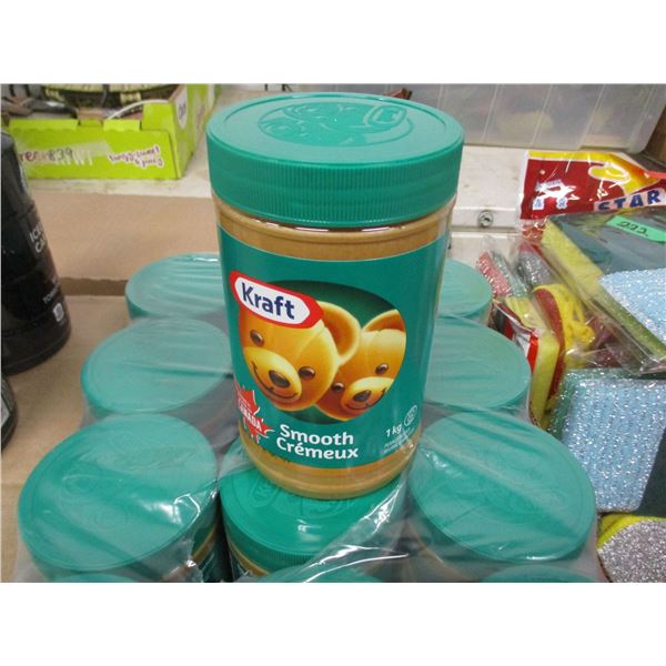 KRAFT SMOOTH PEANUT BUTTER (1 KG) PER JAR
