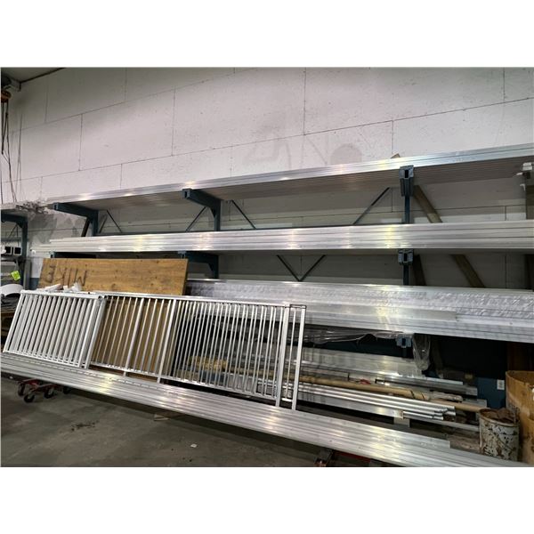 *LD* WELDED METAL STORAGE RACK (18'6" X 34" X 10'H)