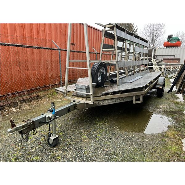 2008 EZ LOADER TRAILER VIN 1ZEACGRA78A157799 - SINGLE AXLE - NO BRAKES - DECK 6'6  X 14' X 3' WITH