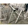 Image 1 : 2 X ALUMINUM SAW HORSES (54" X 33" H)