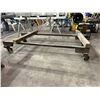 Image 1 : CUSTOM 4-WHEEL DOLLY - 6" METAL WHEELS - 8' X 38" - 2" METAL TUBING - COULD BE USED AS A BOAT DOLLY