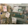 Image 2 : 19 PIECES OF TEMPERED GLASS (37 3/8" HIGH - 63' TOTAL VARIOUS LENGTHS)