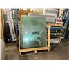 Image 4 : 18 PIECES 12MM TEMPERED GLASS VARIOUS SIZES - 4 WITH 1" HOLES