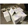Image 1 : 10 BOXES # 8 X 1" PAN HEAD COLORED SCREWS (BEIGE, WHITE & BLACK) 500 PCS PER BOX
