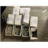 Image 2 : 10 BOXES # 8 X 1" PAN HEAD COLORED SCREWS (BEIGE, WHITE & BLACK) 500 PCS PER BOX