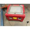 Image 1 : TABLETOP SAND BLASTER 23"X19" - PLASTIC SCREEN REQUIRES REPLACING