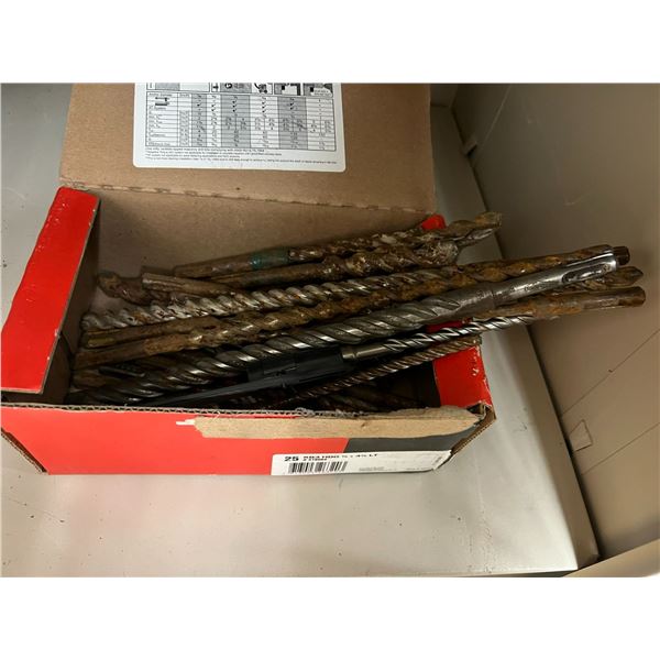 BOX OF CONCRETE IMPACT DRILL BITS