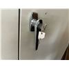 Image 2 : 36" WIDE METAL STORAGE CABINET WITH KEYS & SECOND METAL STORAGE CABINET (DENTED)