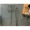 Image 4 : ASSORTED BBQ ACCESSORIES - STAINLESS RIB-RACK, DRIP TRAY, GRILL TOPPER, CHICKEN ROTISSERIE, FISH