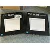 Image 1 : 2 X FLUSH MOUNT LED LIGHTS ELSIE DVI LIGHTING 11 1/2" - 120V 3200 LUMEN