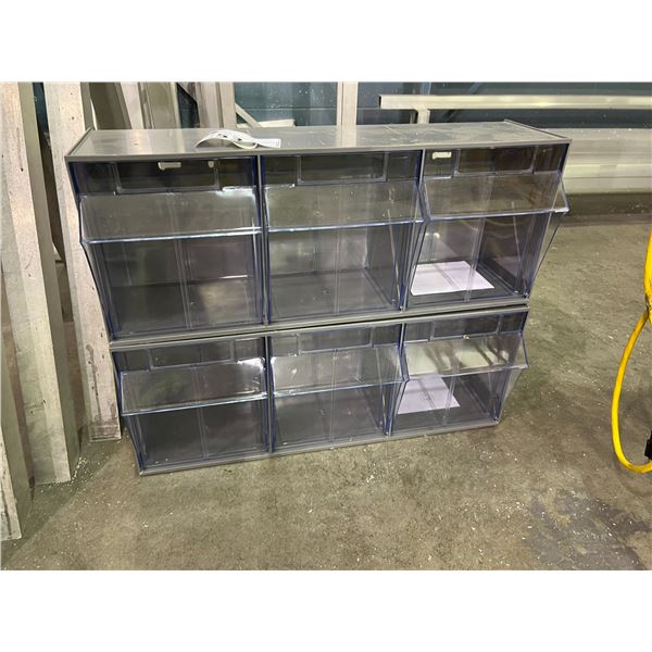 WALL MOUNT STORAGE BINS - 2 PCS - 24" WIDE - NEW