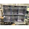 Image 2 : WALL MOUNT STORAGE BINS - 2 PCS - 24" WIDE - NEW