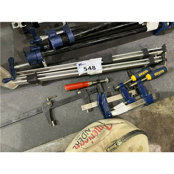 5 X SHORT BAR CLAMPS