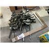 Image 1 : 2 X 2' CARPENTER SQUARES, 8 X 12" CLAMPS