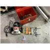 Image 1 : CRAFTSMAN ROUTER MODEL 315.17390 WITH GUIDE & 2 BITS
