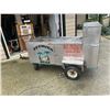 Image 1 : STAINLESS STEEL HOT DOG CART.  NO REGISTRATION.  70" LONG OVERALL.  NO BARBEQUE INCLUDED.